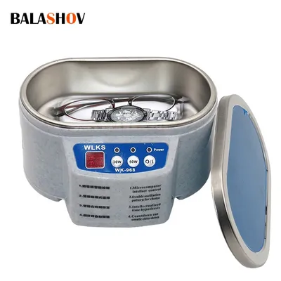 Digital Ultrasonic Cleaner Bath For Jewelry Parts Glasses Manicure Stones Cutters Dental Razor