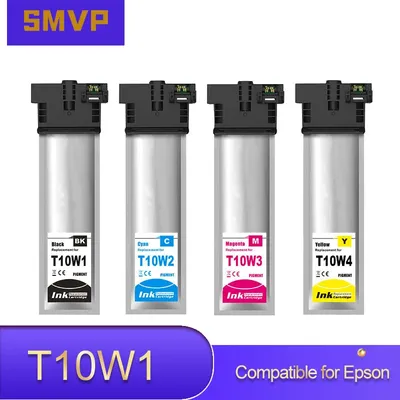 North America T10W1 T10W2 T10W3 T10W4 Premium Compatible Color Inkjet Ink Bag For WorkForce Pro