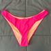 J. Crew Swim | Jcrew Curved Waist Cheeky Bikini Bottom Pink Size Medium Nwt | Color: Pink | Size: M