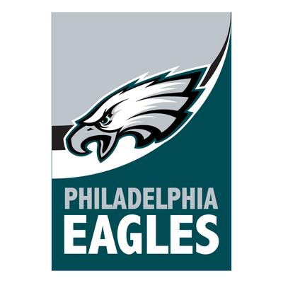 Philadelphia Eagles Burlap Flag Garden Size