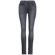 Street One Jeans "York" Damen steel grey net wash, Gr. 30-32, Baumwolle, Slim Fit, Jeanshose, Mid Waist mit Leg, Knopf und Reißverschluss, 5 Pocket, Baumwollmix Stretchanteil