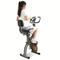 TEMU Folding Exercise Bike, Stationary Exercise Bike With Support Back Pad And Phone/tablet Holder, Arm Pulse Sensor, Lcd Monitor For Home Workout