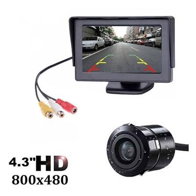 Aiperq - hd 1080P 4,3 Zoll Rückfahrkamera Dashcam Monitor Parksystem Kit für Auto Camping lkw