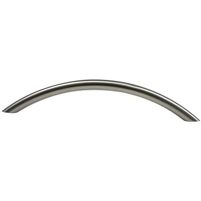 Möbelgriff aus Edelstahl LA 160mm Segmentbogengriff ø 12mm matt gebürstet Mod. Tampa Image