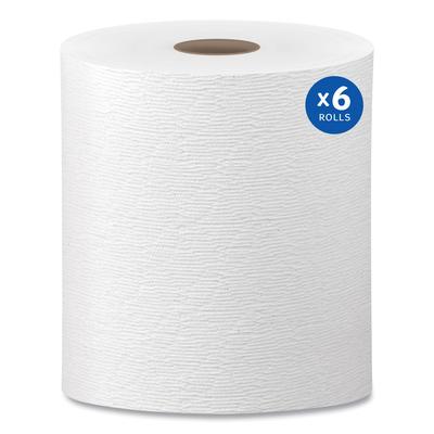 Kleenex 50606 Hard Roll Paper Towels with Premium Absorbency Pockets, 1-Ply, 8