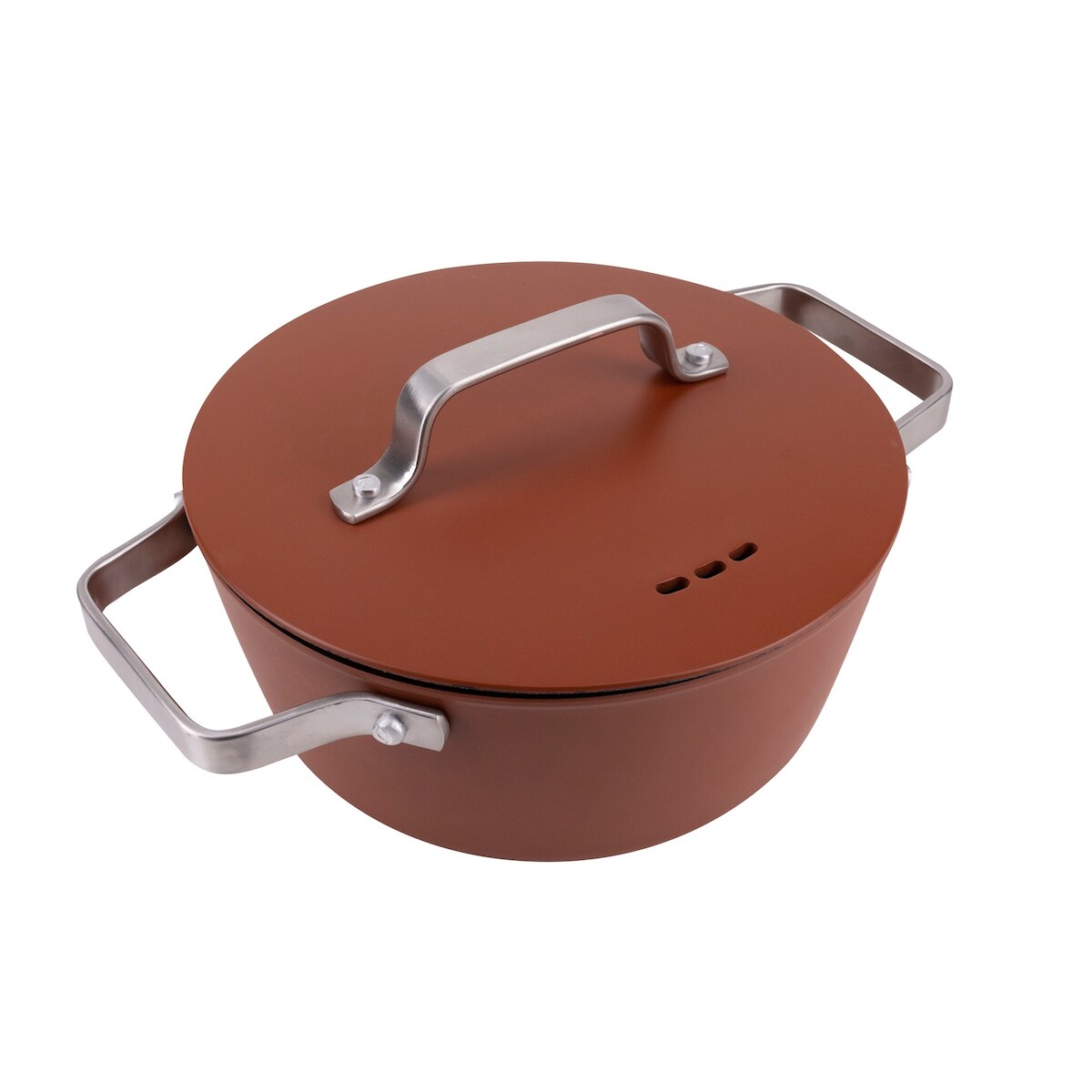 San Ignacio Agros reeco - Schmortopf 20 cm aus geschmiedetem Aluminium, geeignet für Induktion Image