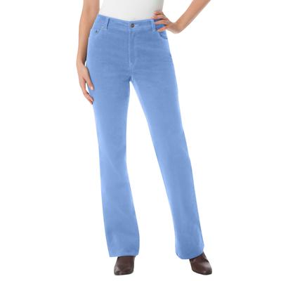 Plus Size Women's Stretch Corduroy Bootcut Jean by Woman Within in French Blue (Size 20 T)