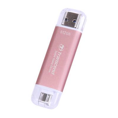 Transcend 512GB ESD310 Portable USB-C/A SSD (Rosy Pink) TS512GESD310P