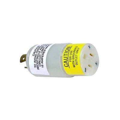 Hubbell Plug Config Adapter,Wht,Non-NEMA,1875W 9053A - 1 Each