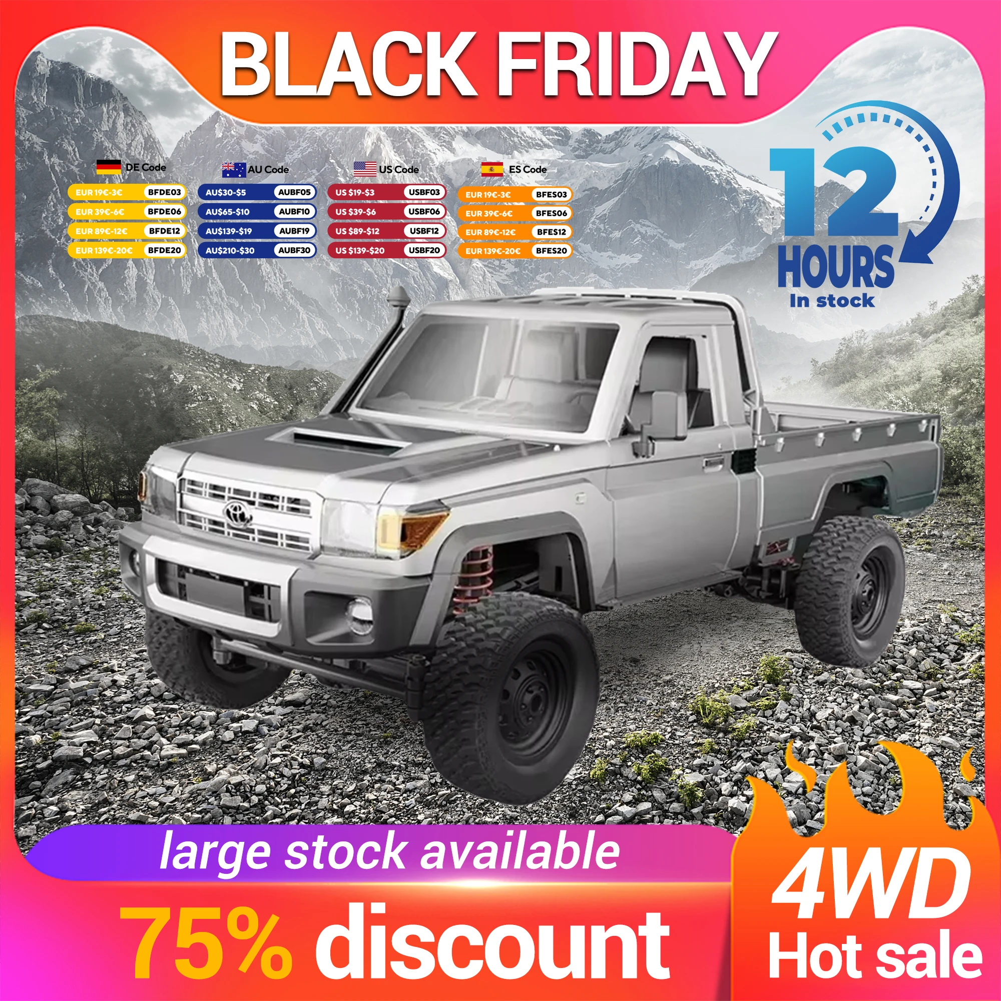 MN82 Pro RC Auto 1/12 4WD Simulazione Fuoristrada Arrampicata Modello di Auto Elettrica di Controllo Remoto Arrampicata Fuoristrada Auto Toy Boy Giocattoli