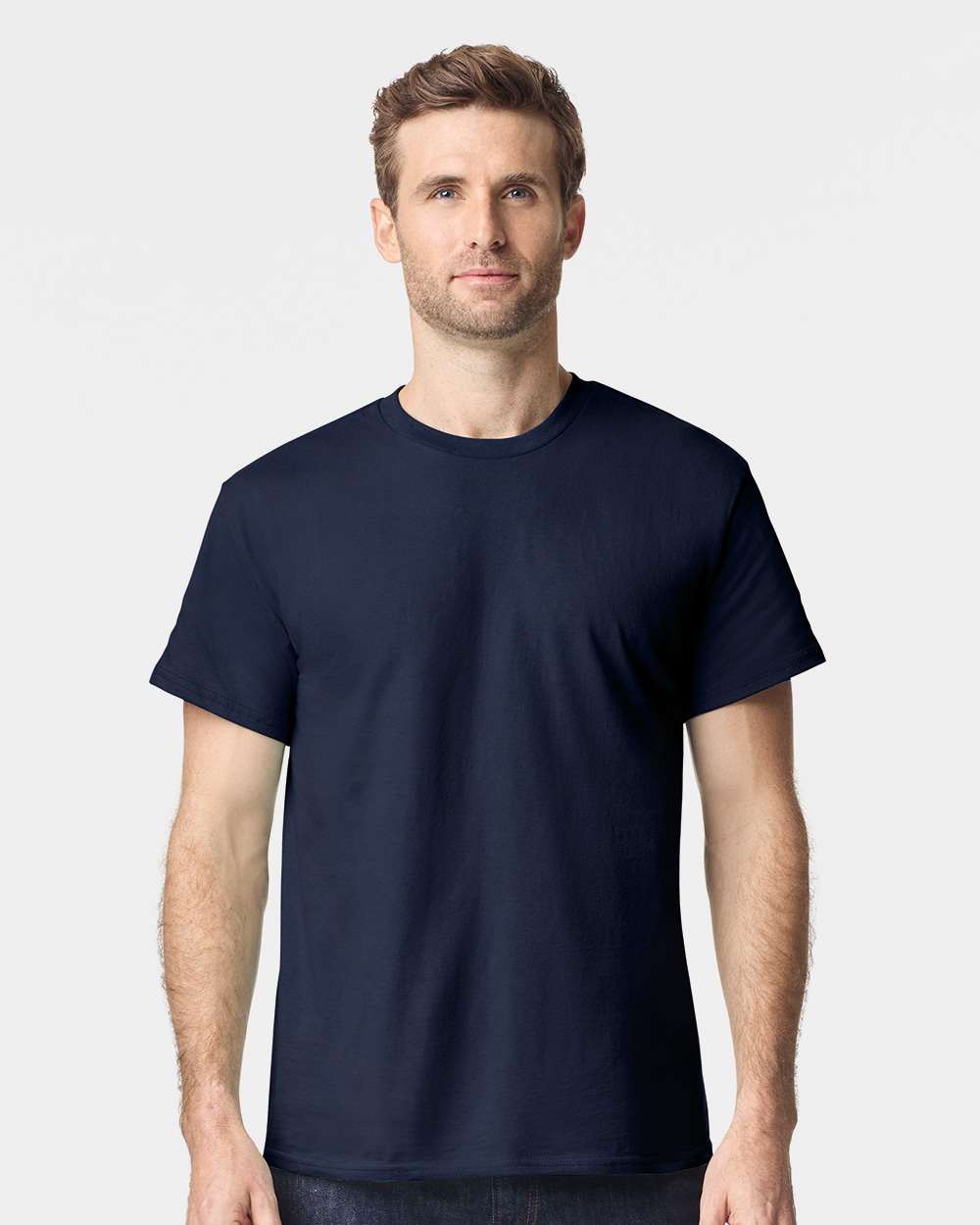 Gildan G500 Adult Heavy Cotton T-Shirt in Blue Dusk size 2XL 5000, G5000