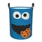 Custom Cookie Monster Face Manga Laundry Basket Foldable Sesame Street Clothes Hamper for Baby Kids