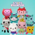 New Gabby Dollhouse peluche Mercat Cartoon animali di peluche gatto sorridente auto gatto abbraccio