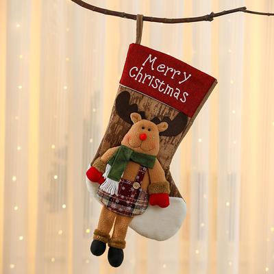 5030CM Letter Christmas Stockings, Cartoon Christmas Socks, Christmas Decorations and Gift Ornaments