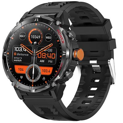 iMosi Y8 Smart Watch 1.43 inch Smartwatch Fitness Running Watch Bluetooth Pedometer Call Reminder Activity Tracker Compatible with Android iOS Men GPS Long Standby Hands-Free Calls IP 67 52mm Watch