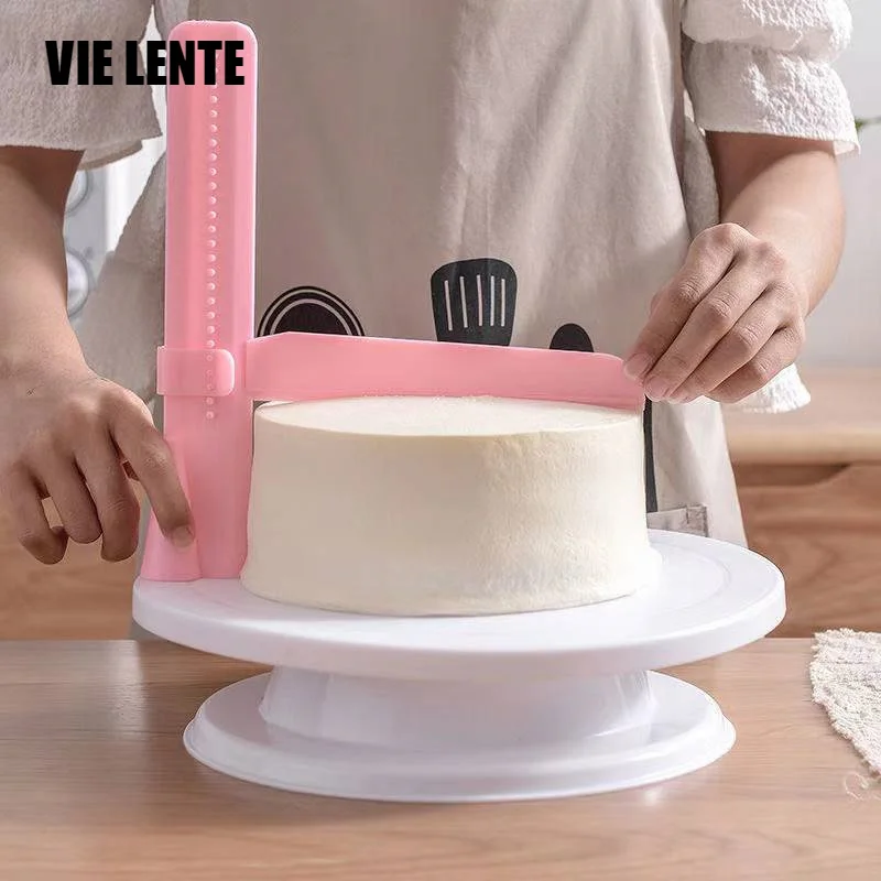 1Pc Einstellbare Kuchen Schaber Fondant Spatel Creme Kuchen Rand Glatter Kuchen Dekorieren Werkzeuge DIY Backformen Küche Zubehör