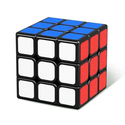 SENGSO Zauberwürfel 3x3 mattierte Textur Aufkleber Zauberwürfel Lernspielzeug Kinder Puzzle Spielzeug für Wettkampfwürfel entworfen Image