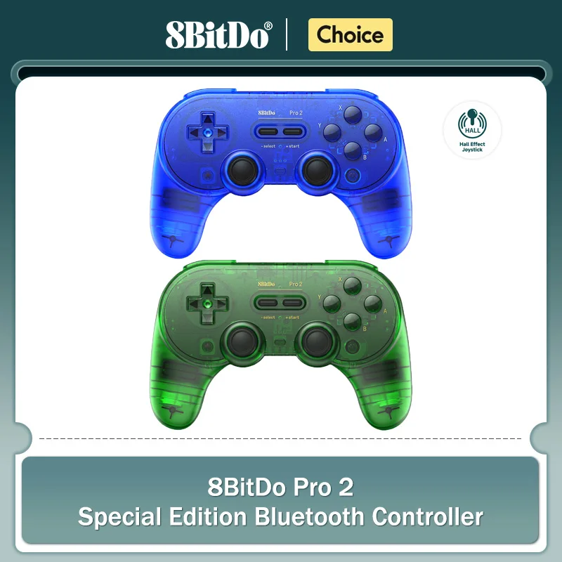 8Bitdo Pro 2 Special Edition Wireless Controller Joystick Gamepad für Nintendo Switch PC Macos Android Steam Himbeer Pi Image