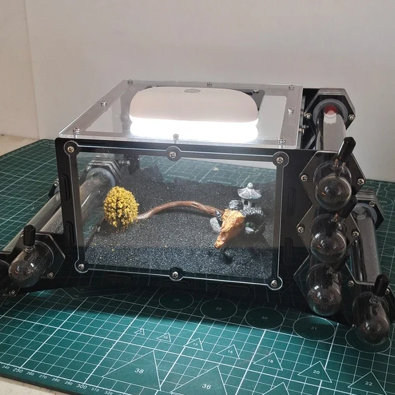 Ameisenfestung aus Acryl, 6-teilig, Bambus-Reagenzglas, Nest, ökologische Ameisenfarm, Haustier, Anthill, Werkstatt, Ameisennest mit Arena, Ameisenhaus, Villa Image