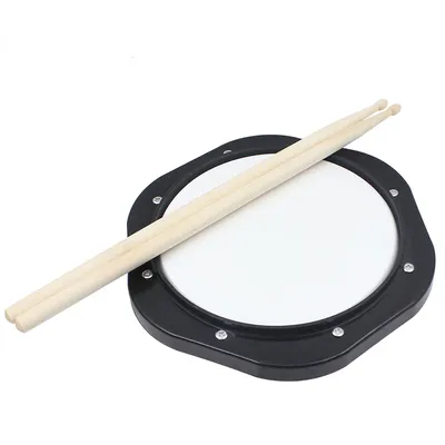 10 Zoll dumme Drum Kits Jazz Drums Beginn Drum Practice Pad Percussion Musik instrument mit abs Drums Pad Bag Drumsticks