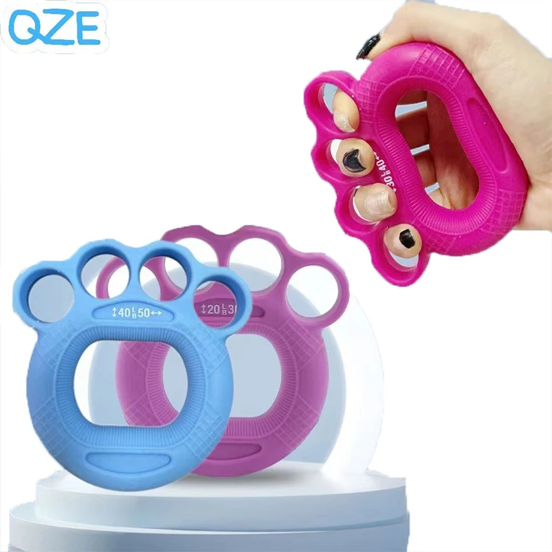 Silikon verstellbarer Handgriff Finger Recovery Trainer Übung Karpal Expander Muskel training Fitness Fitness Stärker