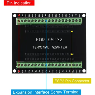 38PIN ESP32 Breakout Board, Aideepen ESP32 ESP32S Breakout Board GPIO 1 in 2 für 38PIN Narrow Image