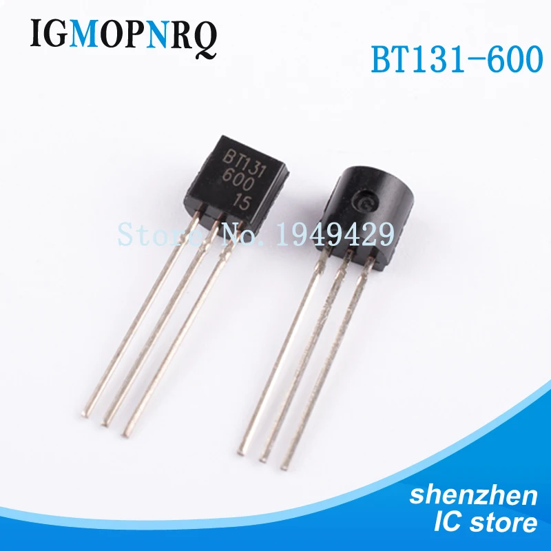Neue 50 teile/los BT131-600 bt131 600 bis-92 600v transistor großhandel elektronisch Image