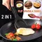 2 in 1 Eier zange Griff Flip Zange Französisch Toast Pfannkuchen Ei Klemme Omelett Turner Koch zange Gadgets Werkzeug Küchen zubehör