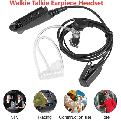 Praktisches Walkie Talkie Ohrhörer Headset Multifunktion aler Kopfhörer Ohrhörer Kopfhörer Zubehör für Motorola GP380 GP340 GP328