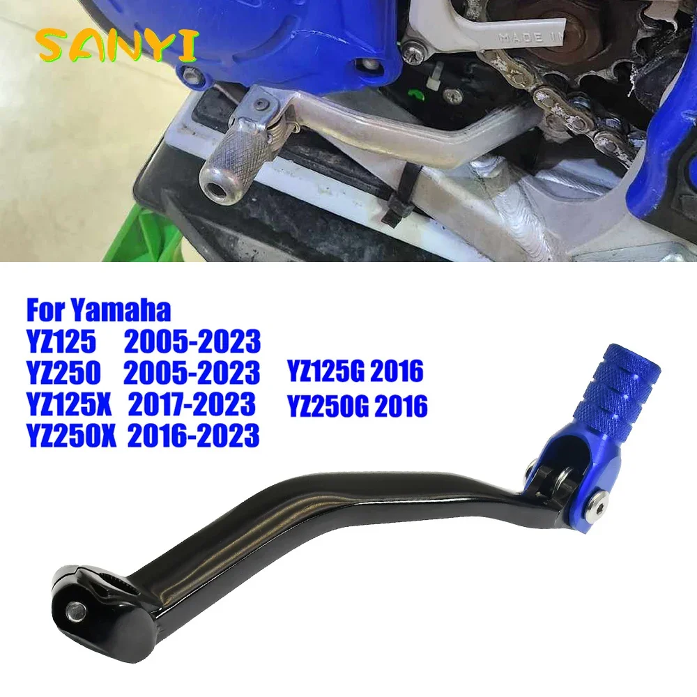 Neuer cnc faltbarer schalthebel für yamaha yz 125 250 yz125 yz250 yz125x yz250x für fantic xx125 xx250 xe125 dirt fahrrad teile Image