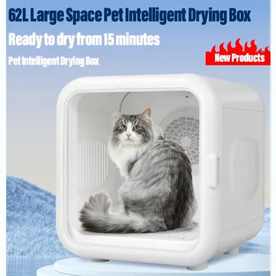 Neue automatische Haustier Trockner Box automatische Haustier Trockner für Katzen und kleine Hunde Image