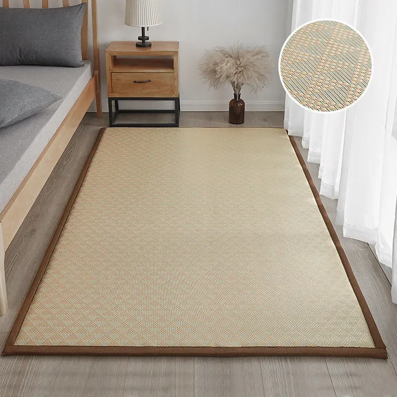 Boden Bettwäsche Matte Matte Magie japanische Matte Teppich Boden matte Schlafzimmer Zimmer Tatami Rattan Matte Matte Matratze Teppich Home Textil Image