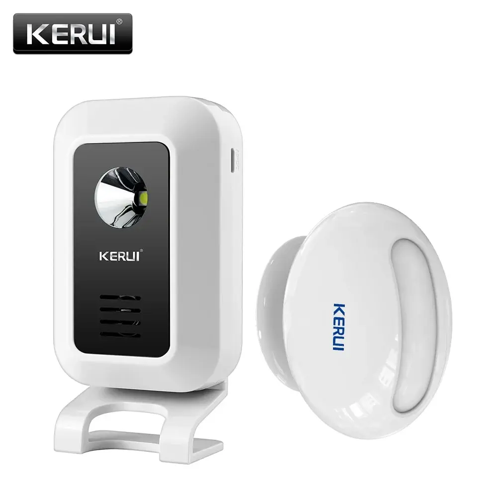 KERUI M7 Willkommen Bewegungsmelder Sicherheitsalarm 32 Songs Türklingel Chime Wireless Smart Home LED Nachtlicht Tür Fenster Laden Shop