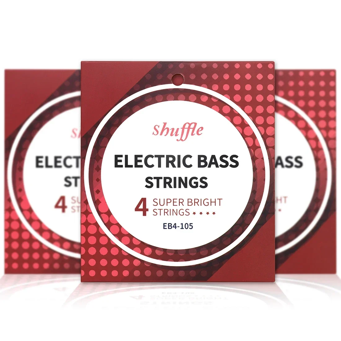 Shuffle EB4-105 4-saitige E-Bass-Saiten Sechseckige High-Carbon-Legierung Bass-Saiten Teile 4-saitige E-Bass-Saite Image