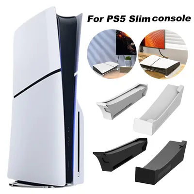 Horizontaler Ständer für ps5 Slim Game Console Base Stand halter für Playstation 5 Slim Disc & Image