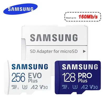 SAMSUNG EVO Plus Micro SD-Karte 128 GB 64 GB 512 GB 256 GB Speicherkarte SD U1 U3 4K Micro SD Pro