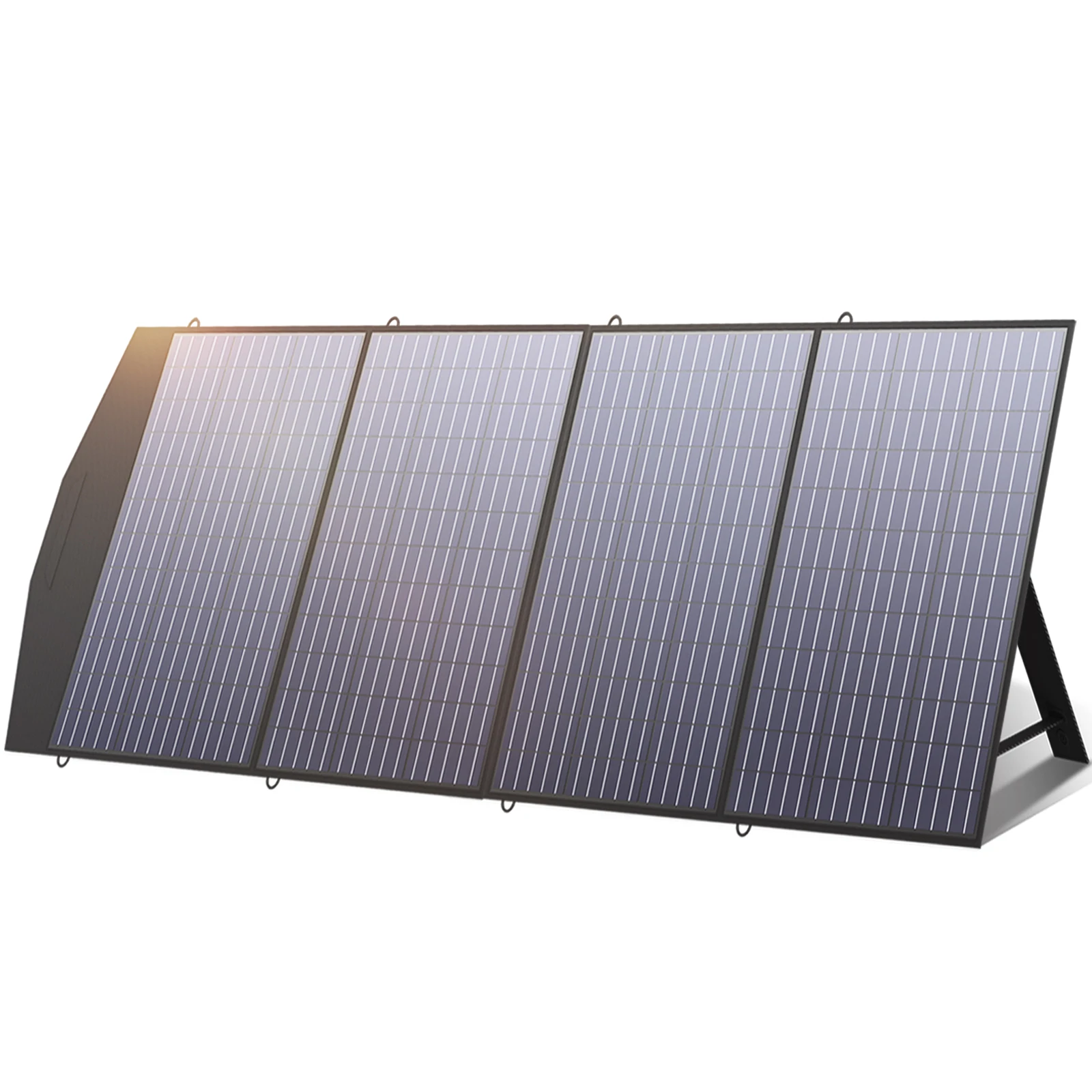 ALLPOWERS Tragbares Solarpanel, 18 V, faltbares Solarpanel-Set mit Solarausgang, wasserdichtes IP66-Solarladegerät für Wohnmobile, Laptops, Camp Image