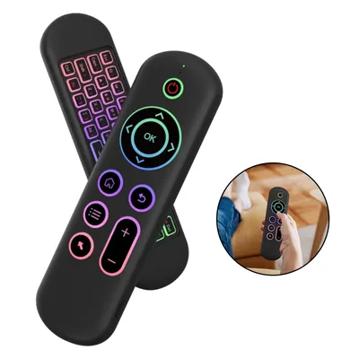 M5 fly air maus fernbedienung wiederauf ladbar 2,4g bt 5,2 mini drahtlose tastatur fliegende maus fernbedienung für android tv box/pc/smart tv