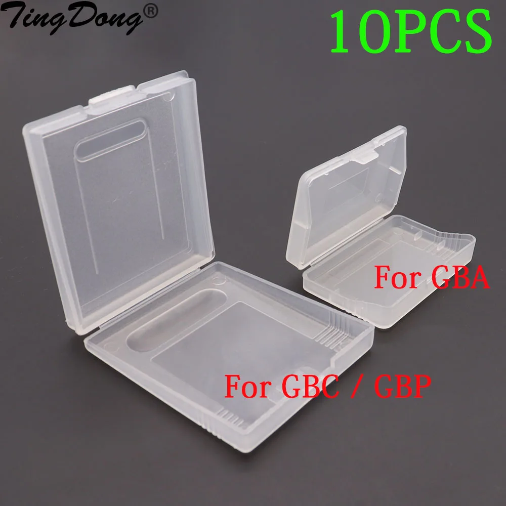 Plastiks piel patrone Karten etui für Gameboy Farbe Gbc GBA GBP Spielkarten Anti-Staub klare Schutz box Image