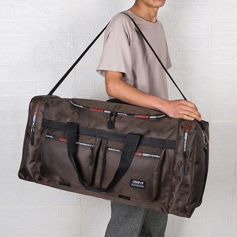 Outdoor Reisetasche Große-Kapazität Tragbare Oxford Tuch Messenger Rucksack Casual Schulter Tasche Lange-Abstand Lagerung Tasche XA777D Image