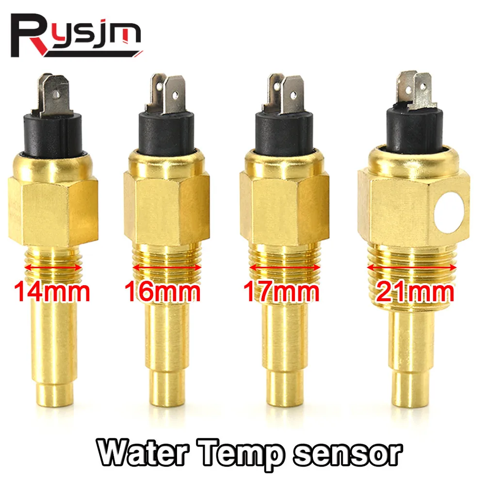 Universal-Auto temperatur sensor Wasser temperatur sensor 14mm 16mm 17mm 21mm Temperatur sensor für Wasser temperatur anzeige 9 ~ 32V Image