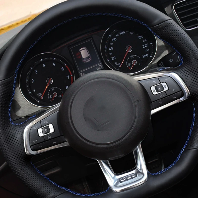 Für Volkswagen VW Golf GTI 7 GTD GTE 7 R 7 Polo (R-Linie) 2013 2014 2015 2016 2017 2018 2019 2020 2021 auto Lenkrad Abdeckung Image