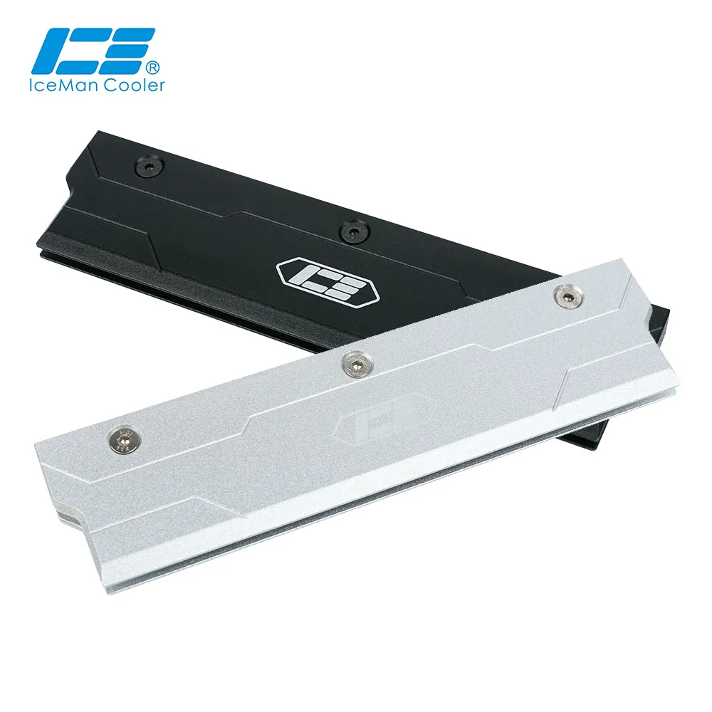 IceManCooler DDR5, DDR4 RAM Aluminiumlegierung Speicher Wärmeableitung Rüstungsweste RAM Kühlkörper, inklusive Wärmeleitpad Image