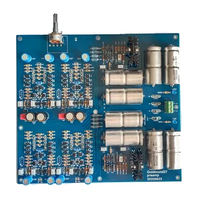 Neueste Upgrade Hifi Vorverstärker Platine Referenz Goldmund 27 Schaltung DIY Kits Fairchild mpsa42, Image