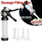 Hausgemachte Wurst Stuffer Fleisch füller Maschine Edelstahl Wurst Spritze manuelle Wurst hersteller 1Set Wurst Gadgets Küchengeräte