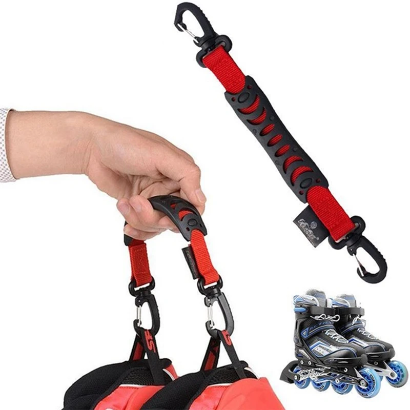 Rollschuh-Tragegurt, langlebiger Schlittschuhe-Haken, cool, hohe Festigkeit, praktischer Hanggürtel zum Aufhängen von Skating-Schuhen, Griffschnalle Image
