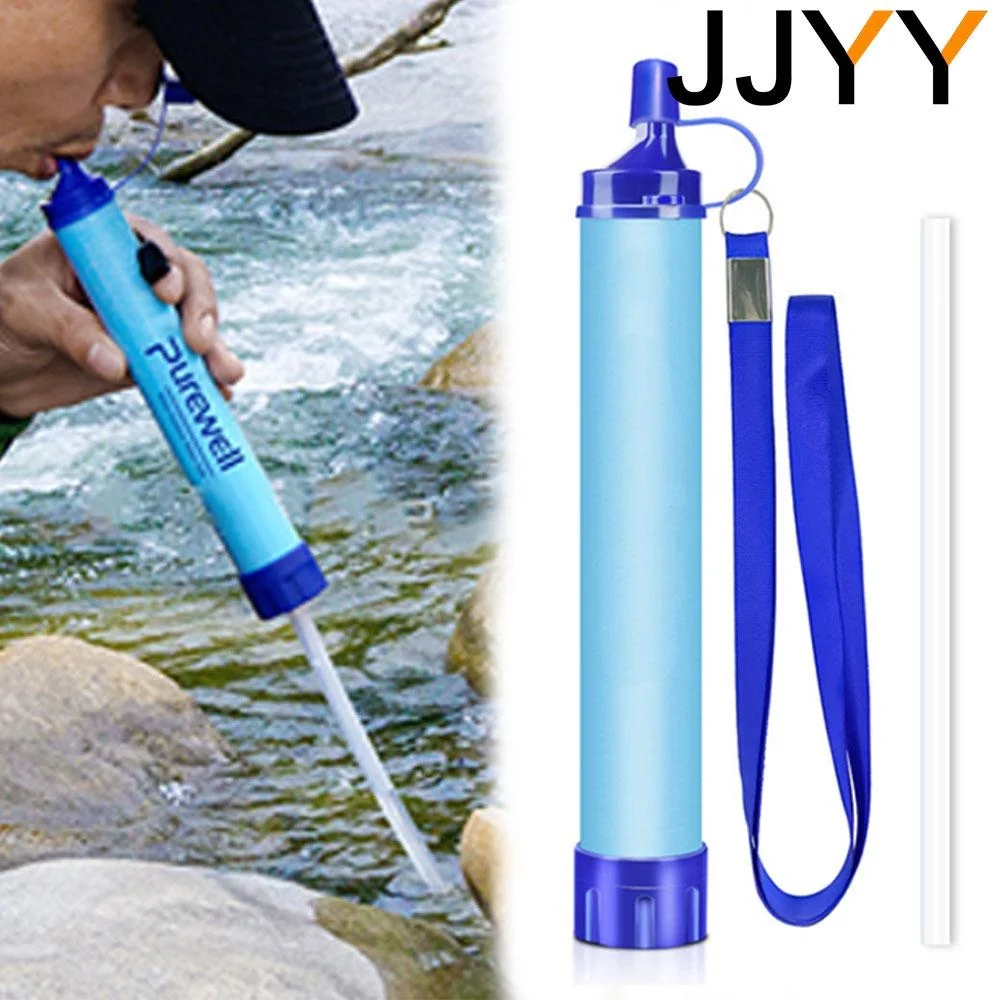 Outdoor-Wasser auf bereiter Camping Wandern Notfall Leben tragbare Luft reiniger Wasserfilter geeignet für Bäche, Seen im Freien Camping Image