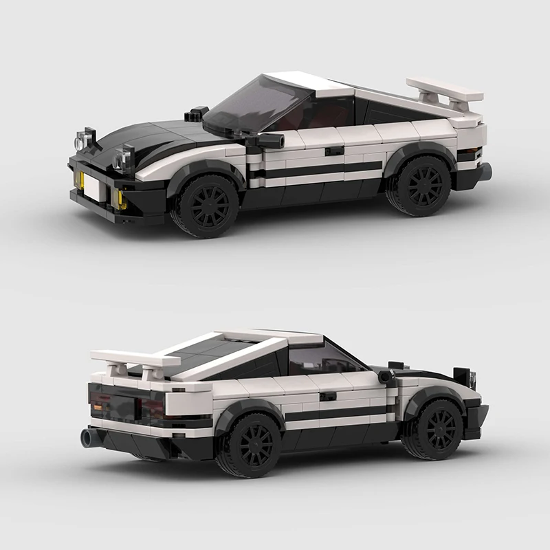 Supercar City Initial Car D Racing Bausteine MOC AE86 Racers Fahrzeug Sprinter Trueno Ziegel Kinder Spielzeug Geschenk Image