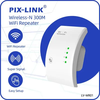 PIX-LINK WR01 Wireless WiFi Repeater Wifi Extender Ultraboost Wifi Verstärker Long Range Repiter 300M Wi-Fi Booster Access Point