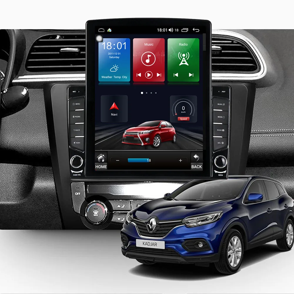 Android 13,0 für renault kadjar 64gb dsp ips auto multimedia navi kopf einheit tesla player audio radio gps Image